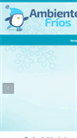 Mobile Screenshot of ambientesfrios.com